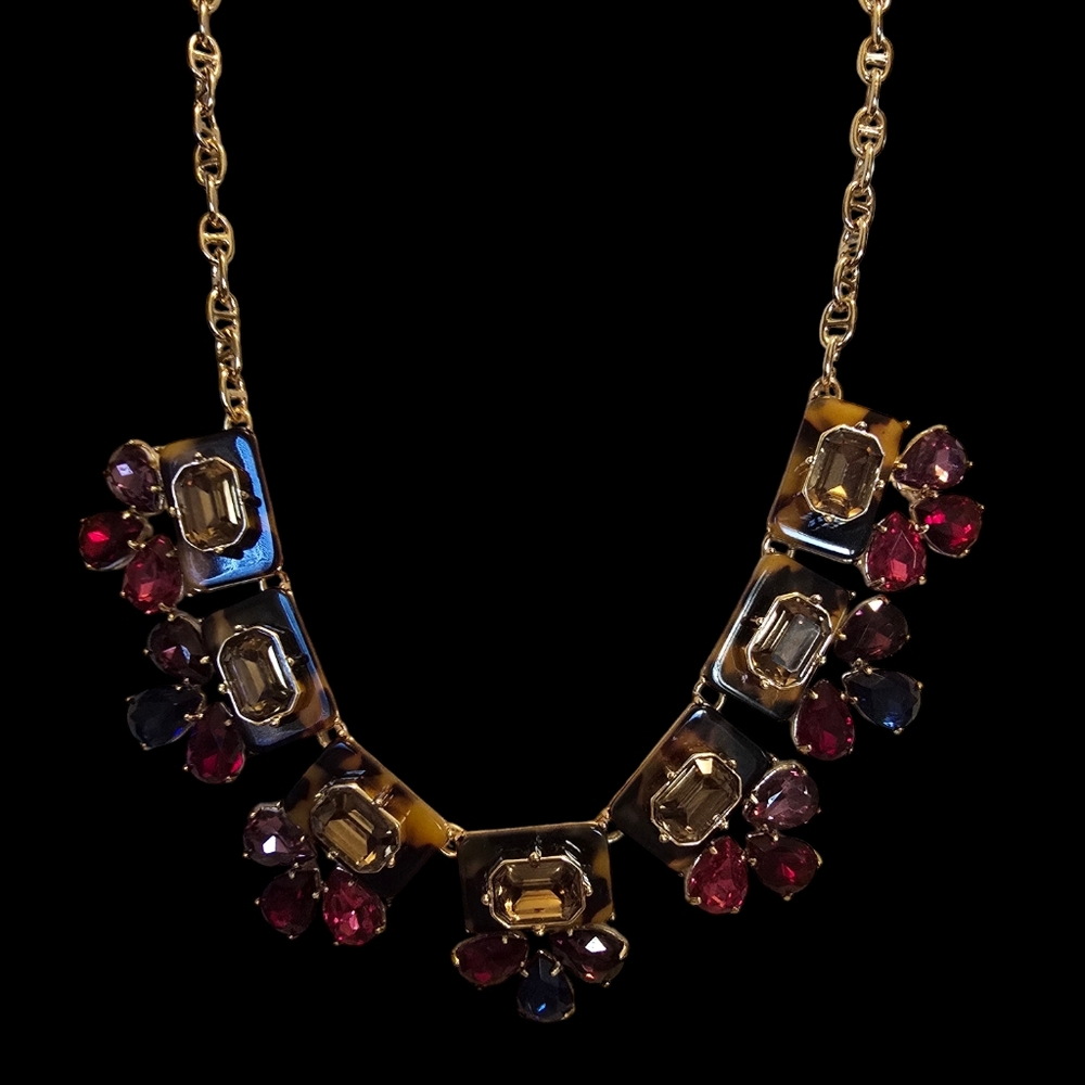 Vintage Talbots Crystal Statement necklace